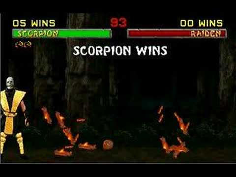 Youtube: Mortal Kombat II Scorpion (Toasty) Fatality