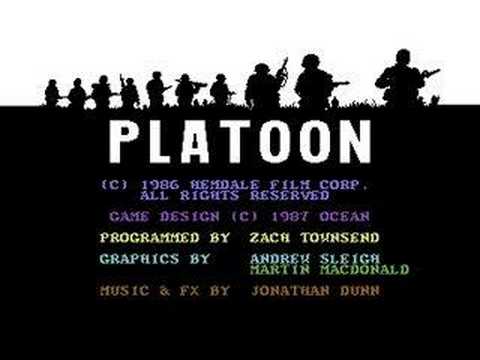 Youtube: Platoon Title Screen -  Commodore 64