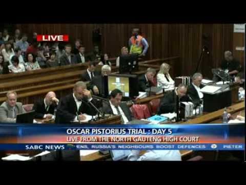 Youtube: Oscar Pistorius Trial: Friday 7 March 2014, Session 5
