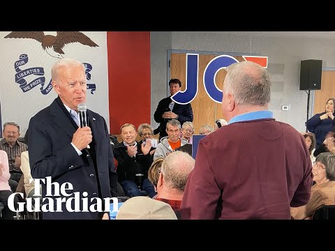 Youtube: 'You're a damn liar': Joe Biden lashes out at voter in Iowa