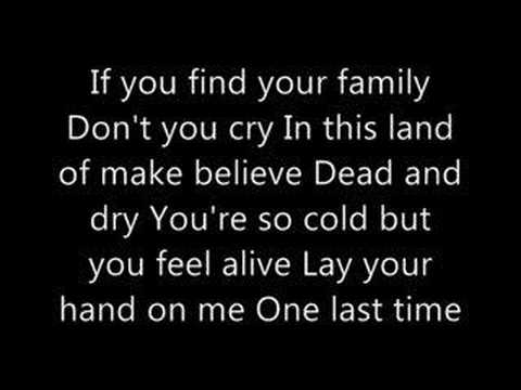 Youtube: Breaking Benjamin - So Cold lyrics