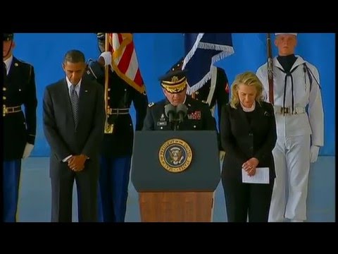 Youtube: President Obama and Secretary Clinton Deliver Remarks at Andrews Air Force Base