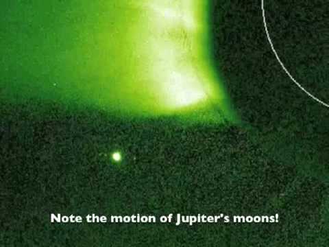 Youtube: Jupiter slips behind the Sun