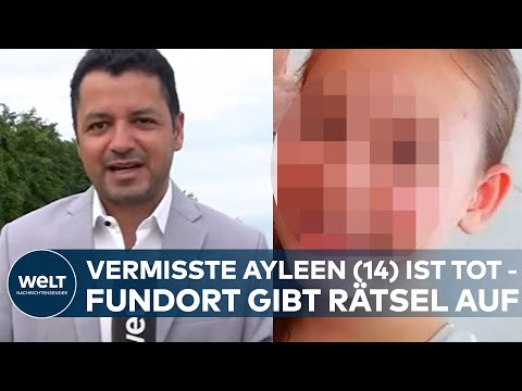 Youtube: BADEN-WÜRTTEMBERG: 10 Tage vermisst! Ayleen (14) ist tot - Fundort ist 300 Kilometer vom Wohnort weg