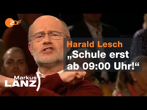 Youtube: Lesch fordert: "Schule erst ab 09:00 Uhr!" - Markus Lanz vom 05.03.2020 | ZDF
