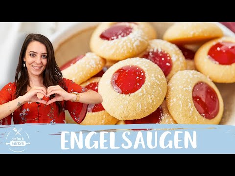 Youtube: Engelsaugen | Husarenkrapfen | Plätzchen-Rezept 😇🎄😍 I Einfach Backen