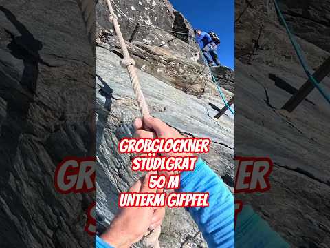 Youtube: Großglockner Stüdlgrat 50 m unterm Gipfel #großglockner #stüdlgrat #austria