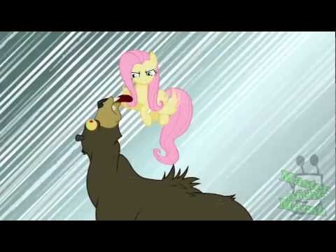 Youtube: Fluttershy uses her X-ray Moves on a Bear (My Little Mortals Kombat is Magic)