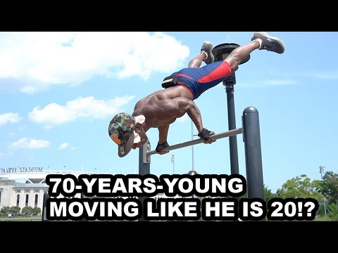 Youtube: 70 Year old STRONG MAN shares Calisthenics workout & Knowledge to stay forever young ft Loaded Lux