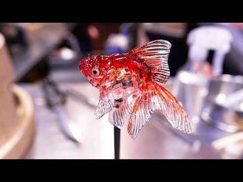 Youtube: JAPANESE CANDY ART - Goldfish, Frog, Cat, Dog Amezaiku Tokyo Japan
