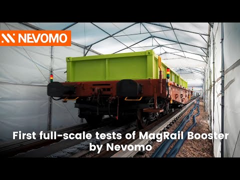 Youtube: First autonomous freight wagon for rail | MagRail Booster by Nevomo