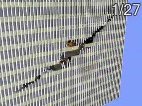 Youtube: Scientists simulate jet colliding with World Trade Center