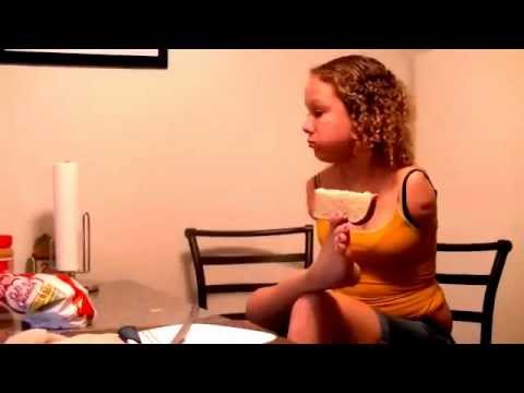 Youtube: Eating a sandwich with my feet