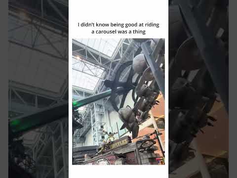 Youtube: How can you that good at riding a carousel?! #meme #viral