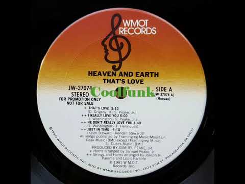 Youtube: Heaven & Earth - I Really Love You (1981)