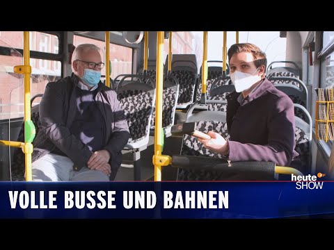 Youtube: Corona: Wie gefährlich ist der Nahverkehr? (mit Fabian Köster) | heute-show