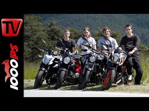 Youtube: Einsteiger Motorräder 2014 | Nakedbike Vergleich