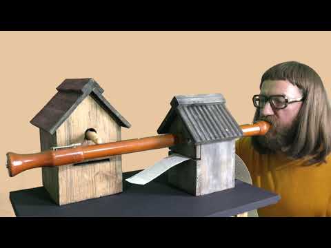 Youtube: Quentin and his Birdbox Orchestra featuring his 18th Century hand teacher