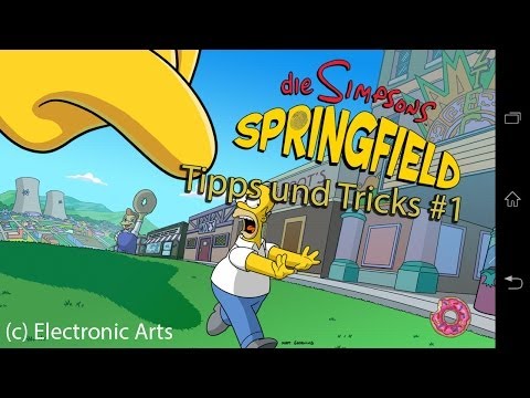 Youtube: 5 Tipps zur App Simpsons Springfield