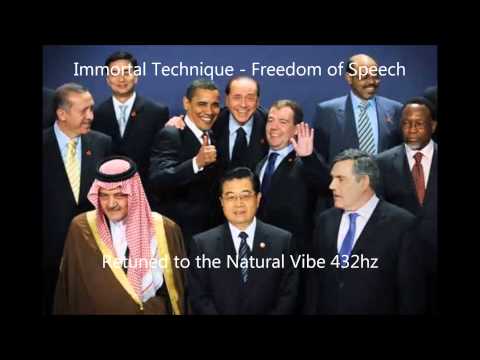 Youtube: Immortal Technique - Freedom of Speech 432 hz