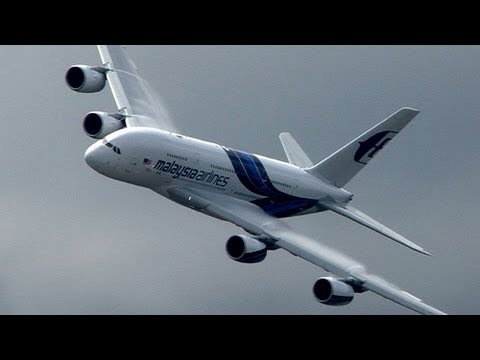 Youtube: Malaysia Airlines' Airbus A380 Farnborough 2012