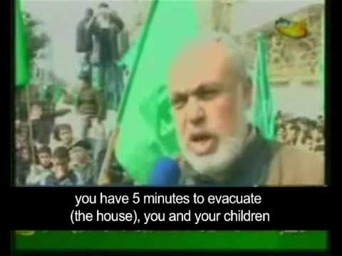 Youtube: Hamas Terrorists Use Innocent Civilians As Human Shields
