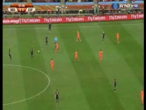 Youtube: World Cup final 2010 lightshow fail or UFO?