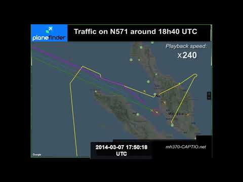 Youtube: Missing Flight MH370: Traffic at 18h40 (3/3 - CAPTIO)