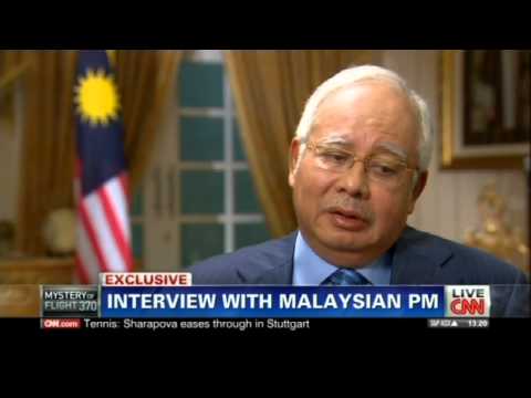 Youtube: CNN SPECIAL REPORT MH370 :INTERVIEW WITH MALAYSIAN PM