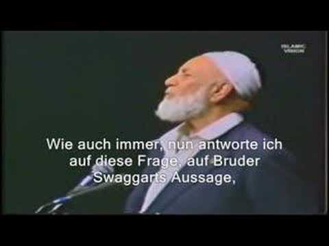 Youtube: MUHAMMAD (s.a.v.s.) IN DER BIBEL 1 (Beweis Name in der Thora) - AHMED DEEDAT (r.h.) deutsch