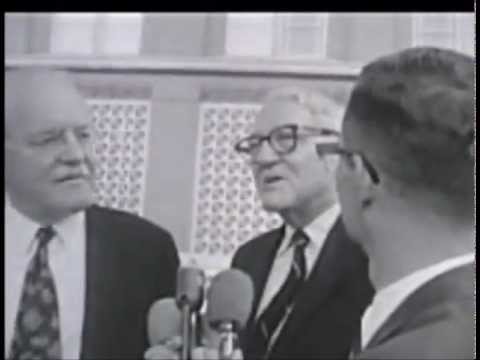Youtube: July 1964 - Warren Commission members Allen W. Dulles and John Sherman Cooper in Dealey Plaza