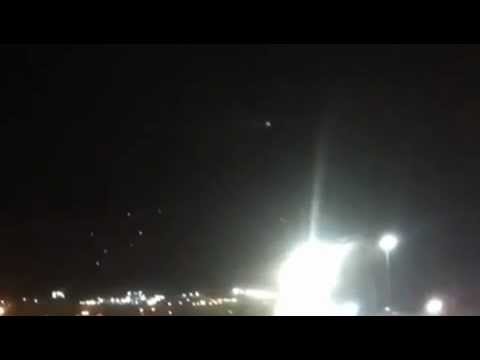 Youtube: Rockets from Gaza flying over Israeli skies before being taken down by Iron Dome
