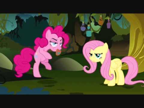 Youtube: Fluttershy singing Pinkie Pie's song