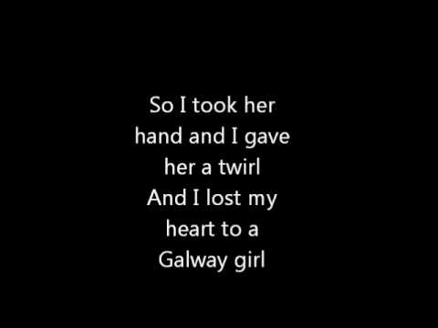 Youtube: Steve Earle - The Galway Girl LYRICS VIDEO