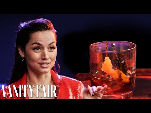 Youtube: Ana de Armas Makes the Perfect Old Fashioned | Vanity Fair