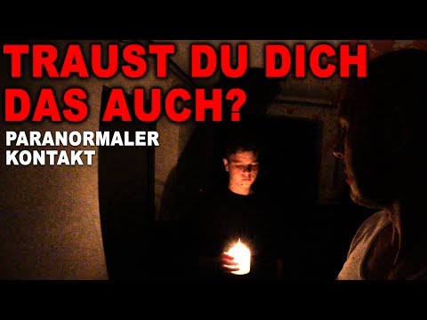 Youtube: TRAUST DU DICH SO ETWAS? -- PARANORMALER KONTAKT - RITUAL--