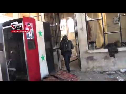 Youtube: حلب نيوز:مجاهدو لواء السلطان مراد من داخل معمل السكر في معركة النصر (ريف ادلب )