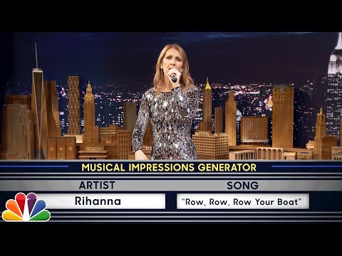 Youtube: Wheel of Musical Impressions with Céline Dion