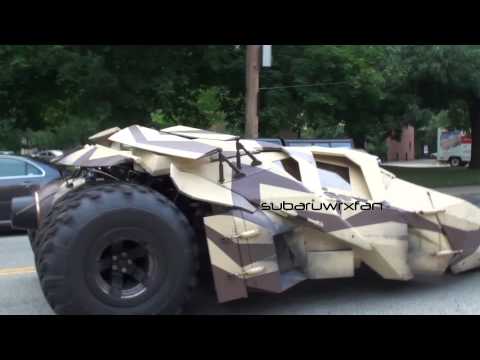 Youtube: 3 Tumblers (Batmobile) DRIVING On The Streets!!!