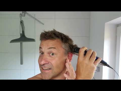 Youtube: Haare selber schneiden während Corona. Anleitung Haarschneiden mit Philips Haarschneider Tutorial