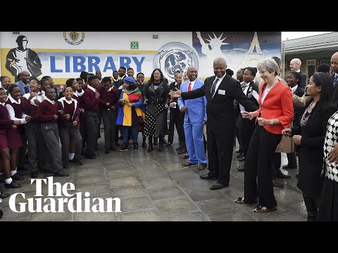 Youtube: Theresa May dances at South African secondary school