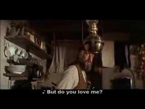 Youtube: Fiddler on the roof - Do you love me ? (with subtitles)