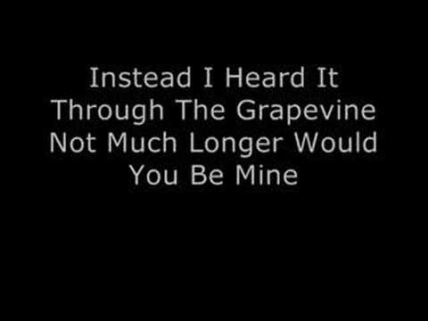 Youtube: Marvin Gaye - I Heard It Through The Grapevine