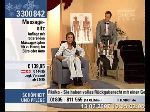 Youtube: LUSTIG - Orgasmuss beim Teleshopping - Massagematte, lachen, witzig, komisch, stöhnen