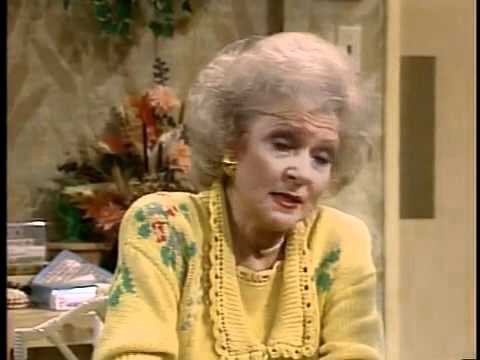 Youtube: The Golden Girls - "AIDS is not a bad persons disease"