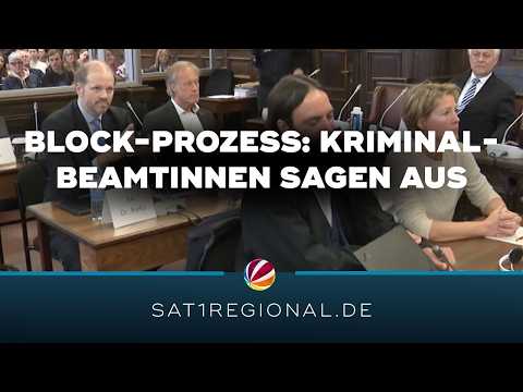 Youtube: Block-Prozess: Kriminalbeamtinnen sagen aus