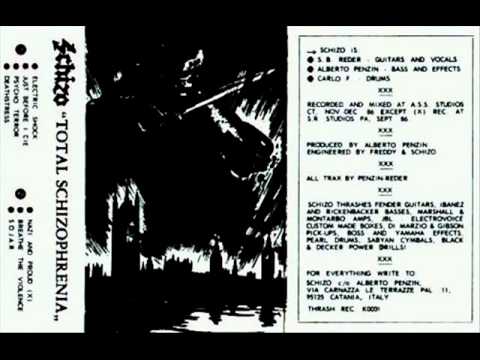 Youtube: Schizo - Total Schizophrenia (Full Demo 1986)