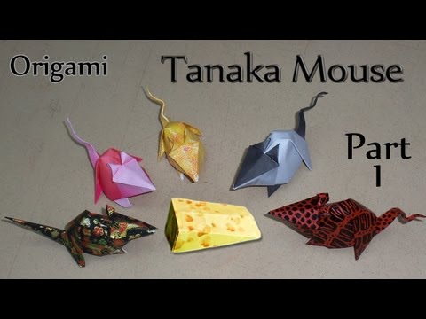 Youtube: Origami Tanaka Mouse Part 1