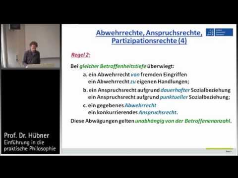 Youtube: Praktische Philosophie 10a: Trolley cases, überzählige Embryonen, entführte Terrorflugzeuge u.a.