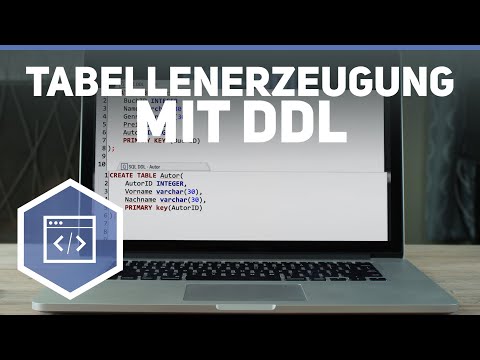 Youtube: SQL Tabellenerzeugung mit DDL - SQL 2